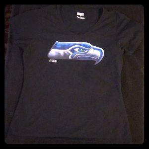Seahawks ladies V neck T-shirt
